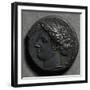 Decadrachm from Syracuse and Signed Euinetos, Depicting Artemis, Ancient Greek Coins-null-Framed Giclee Print