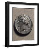 Decadrachm of Syracuse Depicting a Female Head-null-Framed Premium Giclee Print