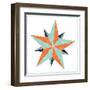 Decagram Star-Jeffrey Cadwallader-Framed Art Print