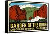 Decal for Garden of the Gods, Colorado Springs-null-Framed Stretched Canvas