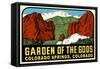 Decal for Garden of the Gods, Colorado Springs-null-Framed Stretched Canvas