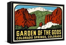 Decal for Garden of the Gods, Colorado Springs-null-Framed Stretched Canvas