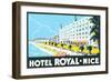 Decal for Hotel Royal, Nice France-null-Framed Art Print