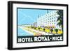 Decal for Hotel Royal, Nice France-null-Framed Art Print