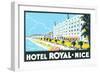 Decal for Hotel Royal, Nice France-null-Framed Art Print