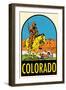 Decal of Colorado-null-Framed Art Print