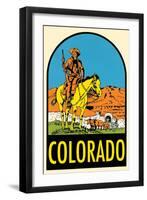 Decal of Colorado-null-Framed Art Print