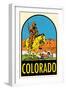 Decal of Colorado-null-Framed Art Print