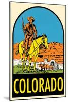 Decal of Colorado-null-Mounted Art Print