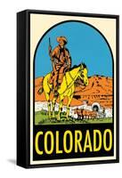 Decal of Colorado-null-Framed Stretched Canvas