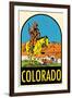 Decal of Colorado-null-Framed Art Print