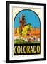 Decal of Colorado-null-Framed Art Print