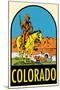 Decal of Colorado-null-Mounted Art Print