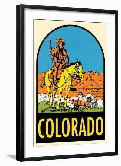 Decal of Colorado-null-Framed Art Print