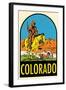 Decal of Colorado-null-Framed Art Print