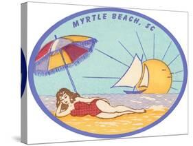 Decal of Myrtle Beach-null-Stretched Canvas