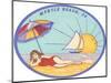 Decal of Myrtle Beach-null-Mounted Art Print