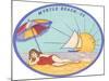 Decal of Myrtle Beach-null-Mounted Art Print