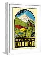 Decal of South Pasadena, California-null-Framed Art Print