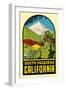 Decal of South Pasadena, California-null-Framed Art Print