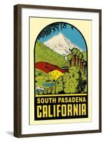 Decal of South Pasadena, California-null-Framed Art Print