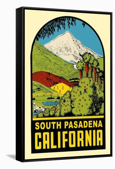Decal of South Pasadena, California-null-Framed Stretched Canvas