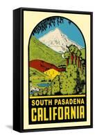 Decal of South Pasadena, California-null-Framed Stretched Canvas