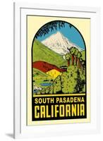 Decal of South Pasadena, California-null-Framed Art Print