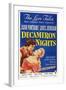 Decameron Nights, from Left: Louis Jourdan, Joan Fontaine, 1953-null-Framed Art Print