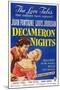 Decameron Nights, from Left: Louis Jourdan, Joan Fontaine, 1953-null-Mounted Art Print