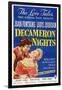 Decameron Nights, from Left: Louis Jourdan, Joan Fontaine, 1953-null-Framed Art Print