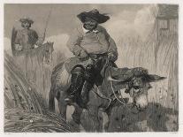 Sancho Panza and His Master Ride Through the Cornfields-Decamps-Art Print