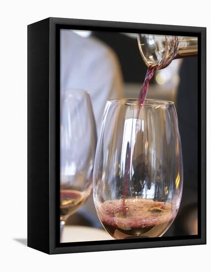 Decanter of Wine, Restaurant Red at Hotel Madero Sofitel, Puerto Madero, Buenos Aires, Argentina-Per Karlsson-Framed Stretched Canvas