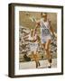 Decathlon: Charles (USA) Placed 4th in the 100 Metres-null-Framed Photographic Print