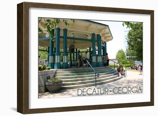 Decatur, Georgia - Pavilion-Lantern Press-Framed Art Print