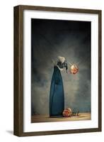 Decay - Dying Rose-Howard Ashton-Jones-Framed Photographic Print