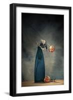 Decay - Dying Rose-Howard Ashton-Jones-Framed Photographic Print