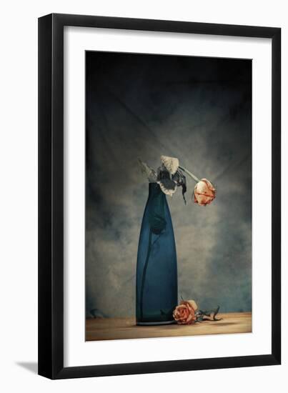 Decay - Dying Rose-Howard Ashton-Jones-Framed Photographic Print