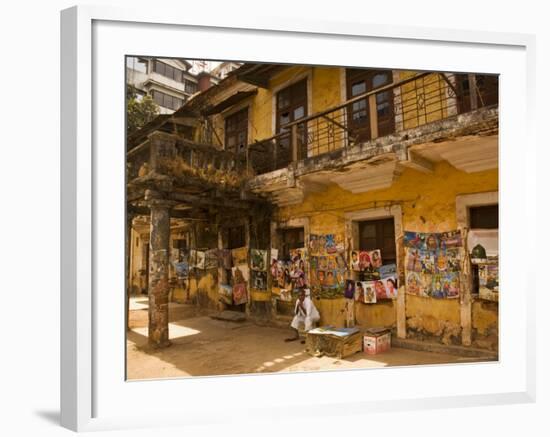 Decaying House in Panaji Formerly Known as Panjim, Goa, India-Robert Harding-Framed Photographic Print