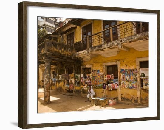 Decaying House in Panaji Formerly Known as Panjim, Goa, India-Robert Harding-Framed Photographic Print