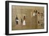 Deceased Being Escorted by Anubis and Deceased before Osiris-null-Framed Giclee Print