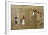 Deceased Being Escorted by Anubis and Deceased before Osiris-null-Framed Giclee Print