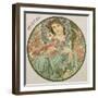 December, 1899 (Detail)-Alphonse Mucha-Framed Giclee Print