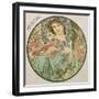 December, 1899 (Detail)-Alphonse Mucha-Framed Giclee Print