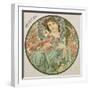 December, 1899 (Detail)-Alphonse Mucha-Framed Giclee Print