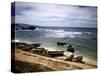 December 1946: a Fishing Fleet at Bathsheba, Barbados-Eliot Elisofon-Stretched Canvas