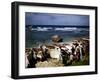 December 1946: a Fishing Fleet in Bathsheba, Barbados-Eliot Elisofon-Framed Photographic Print