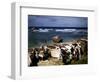 December 1946: a Fishing Fleet in Bathsheba, Barbados-Eliot Elisofon-Framed Photographic Print