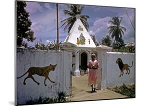 December 1946: a Hindu Temple on the Outskirts of Port Au Prince, Haiti-Eliot Elisofon-Mounted Photographic Print