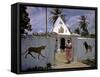 December 1946: a Hindu Temple on the Outskirts of Port Au Prince, Haiti-Eliot Elisofon-Framed Stretched Canvas